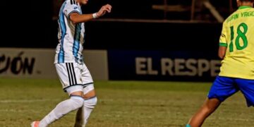 Matheo Benítez Machuca, juvenil de la Selección argentina Sub-17.