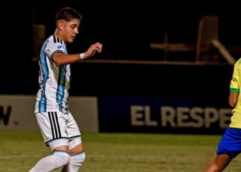 Matheo Benítez Machuca, juvenil de la Selección argentina Sub-17.