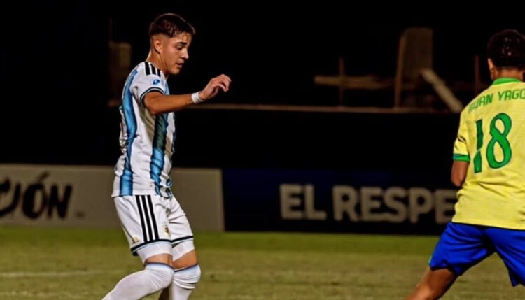 Matheo Benítez Machuca, juvenil de la Selección argentina Sub-17.