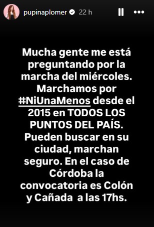 Mujeres de la cultura reclaman justicia por Agostina Vega