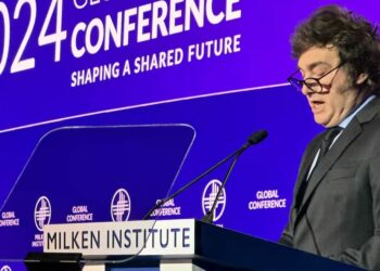 Milei ante el Instituto Milken: “El sueño americano renació en la Argentina”