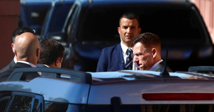 Thiel, visto aquí en Buenos Aires, también ha comprado una propiedad en Uruguay.Credit...Matias Baglietto/Reuters