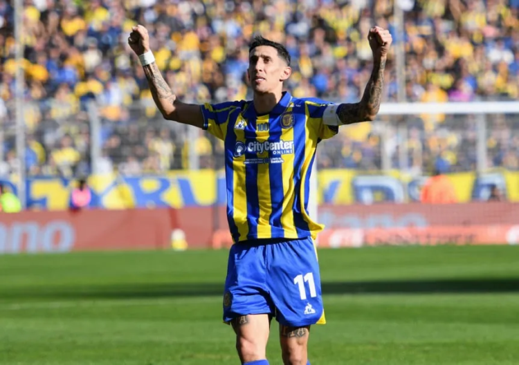 Ángel Di María marcó el tanto de la igualdad parcial.