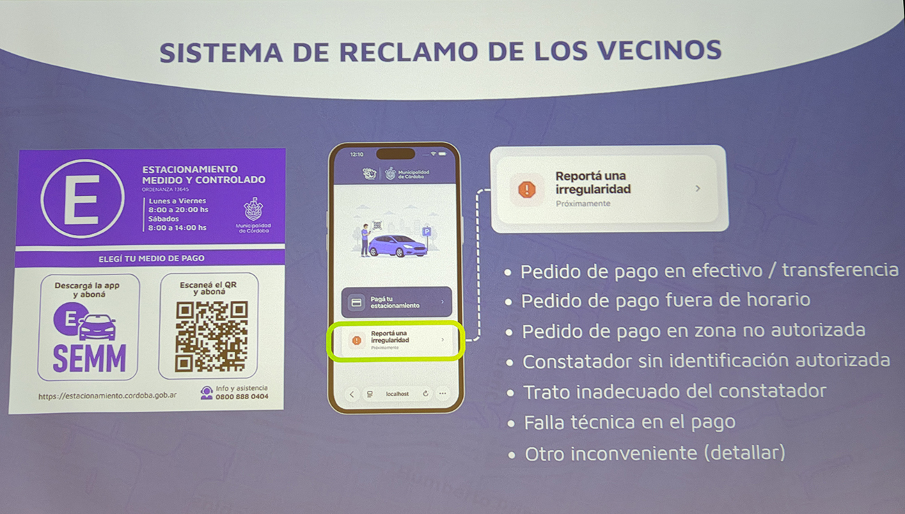 Todo lo que necesitás sobre el nuevo sistema de estacionamiento sin "naranjitas" Escaneando el QR de los carteles es posible denunciar irregularidades.