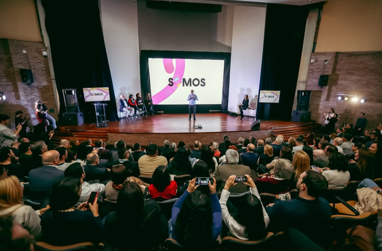 Boretto en el cierre de campaña de Somos.