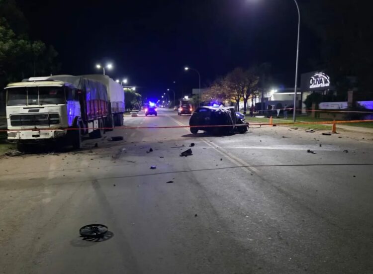 Fotografías del accidente fatal en la localidad de Canals.