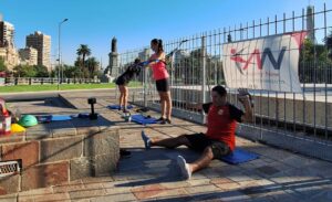 entrenamientos grupales y al aire libre