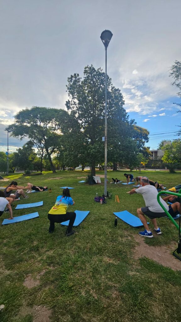 entrenamientos grupales y al aire libre