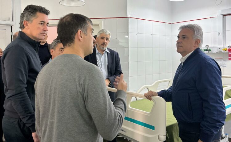 El gobernador visitó este jueves la ciudad de Marcos Juárez.