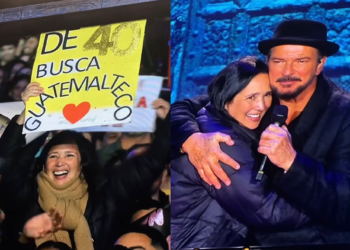 Vale Onassis junto a Ricardo Arjona.