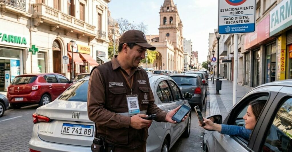 Del chaleco naranja al código QR: cómo cambia el estacionamiento en Córdoba