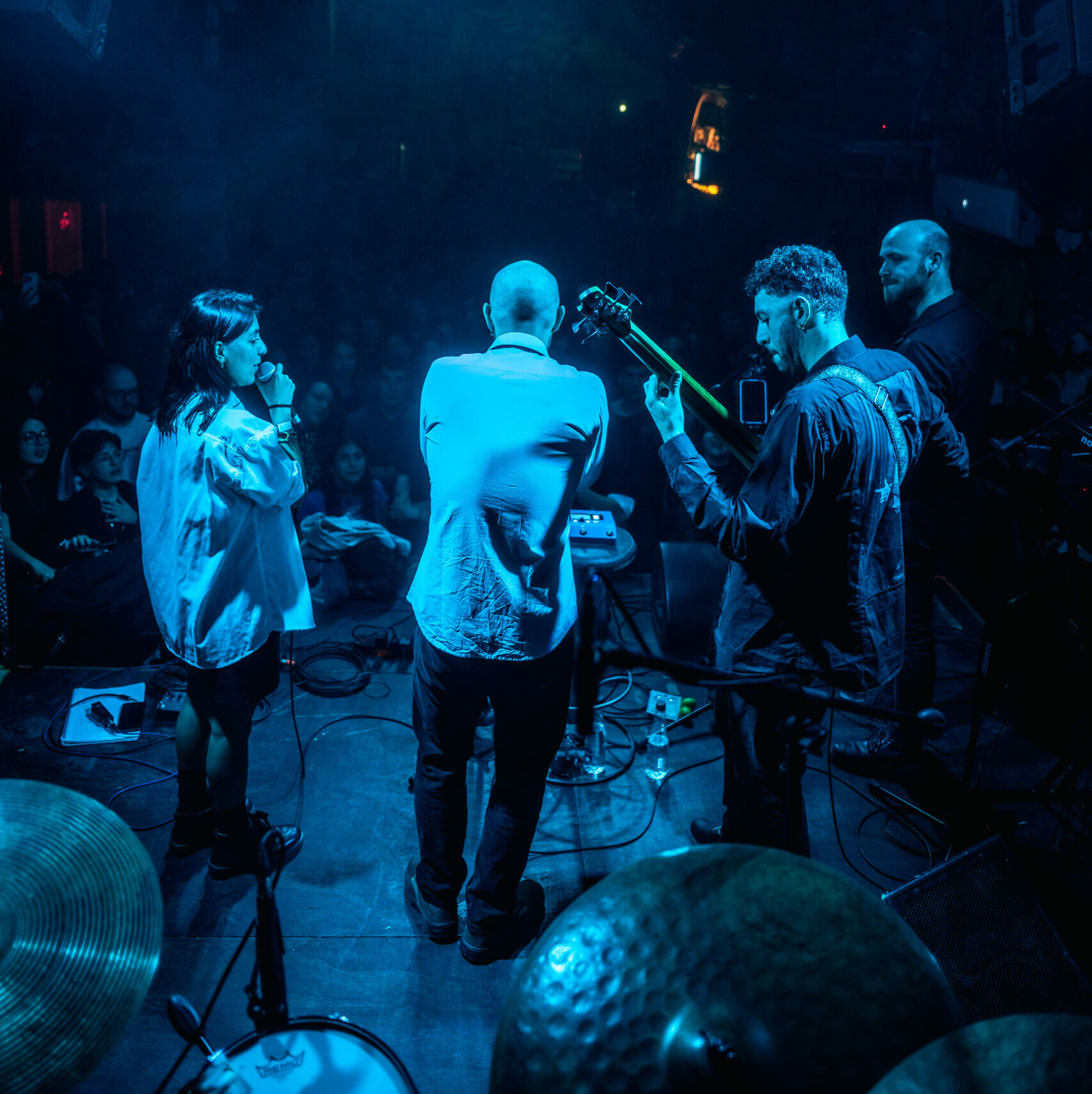 The Jazz Fusion Sessions sobre el escenario.