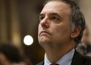 Manuel Adorni, jefe de gabinete de ministros.