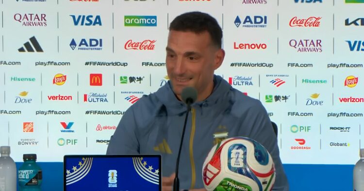 Liuonel Scaloni en conferencia de prensa. Mundial 2026