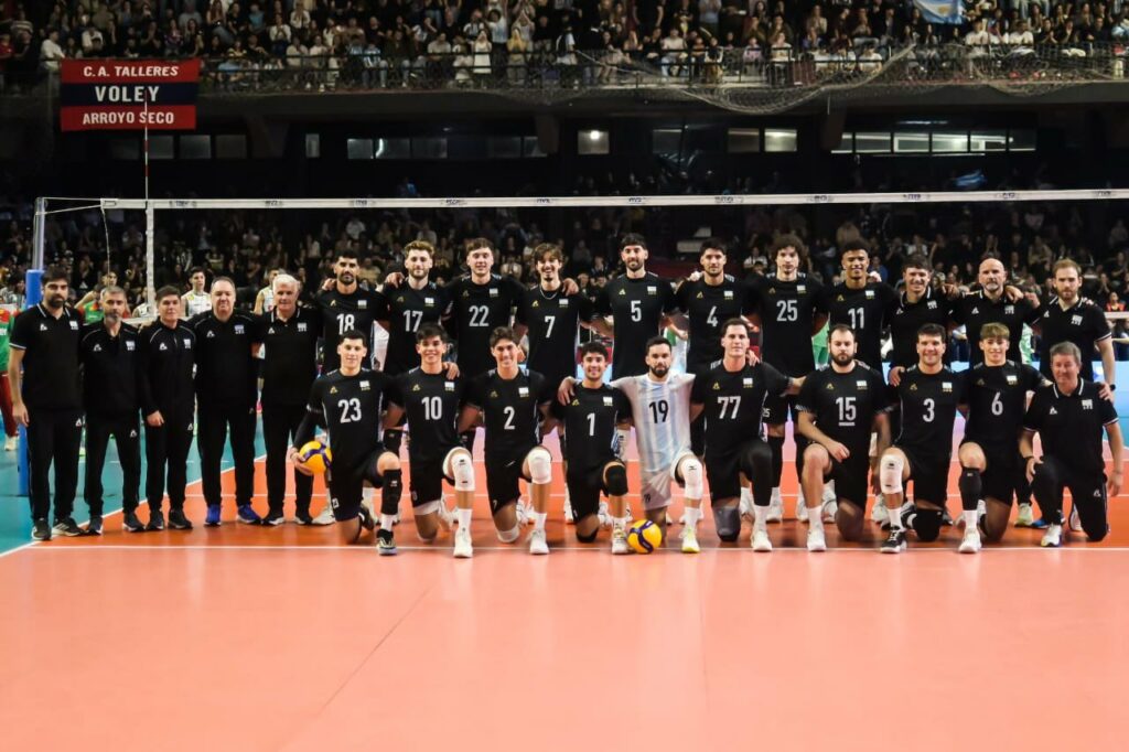 Argentina ya está en Brasil para disputar la VNL