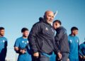 Jorge Sampaoli en las prácticas de pretemporada.
