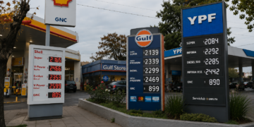 Combustibles en Córdoba: estos son los precios de YPF, Shell y Gulf en Córdoba Combustibles