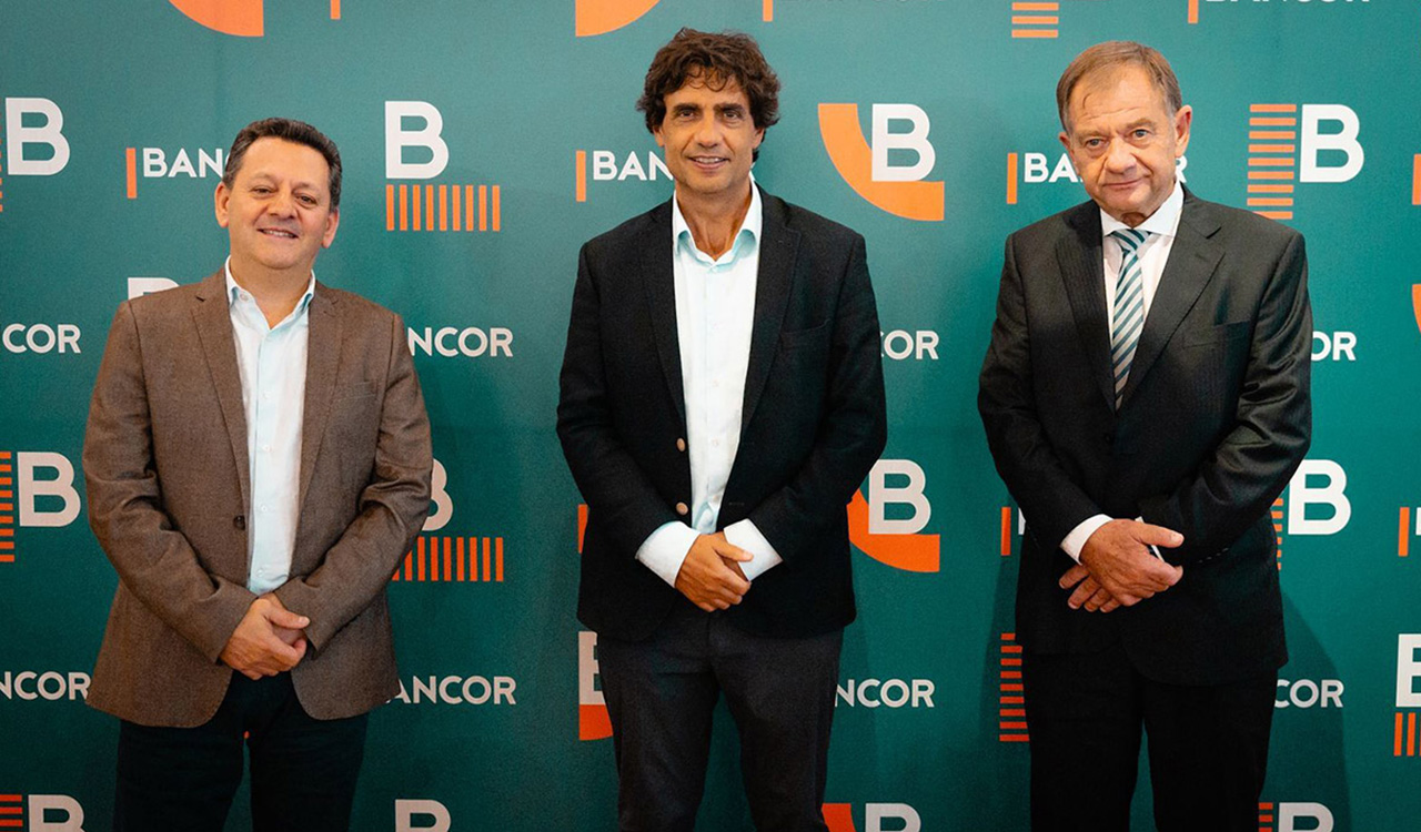 El gobernador Martín Llaryora suma a Ercole Felippa y Hernán Lacunza a Bancor Pablo Viera, Hernán Lacunza y Ercole Felippa.