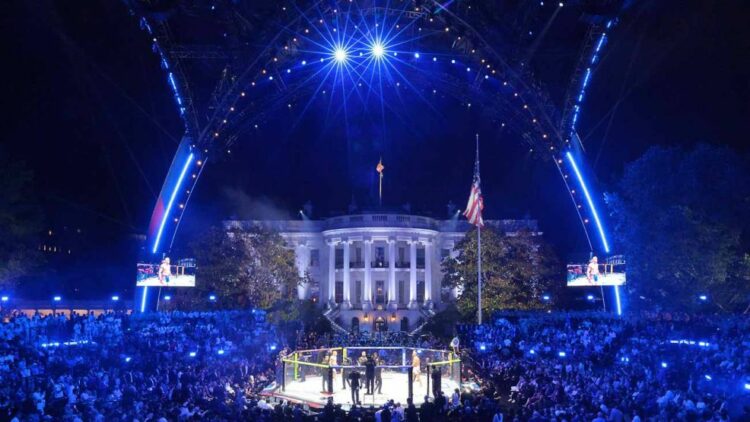 El FBI frustró un presunto atentado contra un evento en la Casa Blanca La Casa Blanca fue escenario el domingo de una función de UFC organizada en coincidencia con el 80º cumpleaños de Donald Trump y como parte de los festejos por el 250º aniversario de la independencia de Estados Unidos.