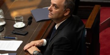 El jefe de Gabinete, Manuel Adorni.