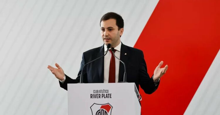 El presidente de River elogió a Belgrano: “Es un buen campeón y tiene mucho mérito” Stefano Di Carlo, el presidente más joven en la historia de River.