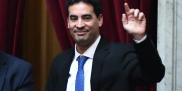 El vocero presidencial, Adrián Ravier