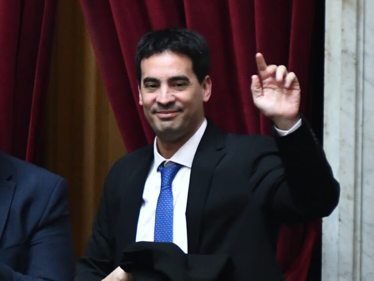 El vocero presidencial, Adrián Ravier