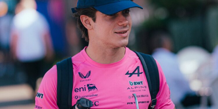 Franco Colapinto vía @AlpineF1Team.