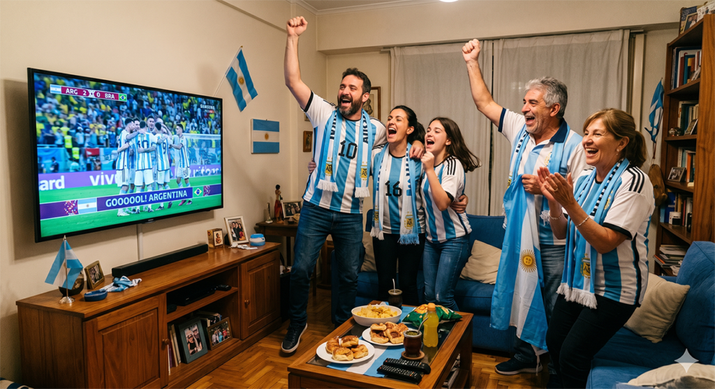Cómo evitar que te griten los goles antes de verlos en tu TV Cuándo llegan los goles a casa, un asunto de estado en Argentina.