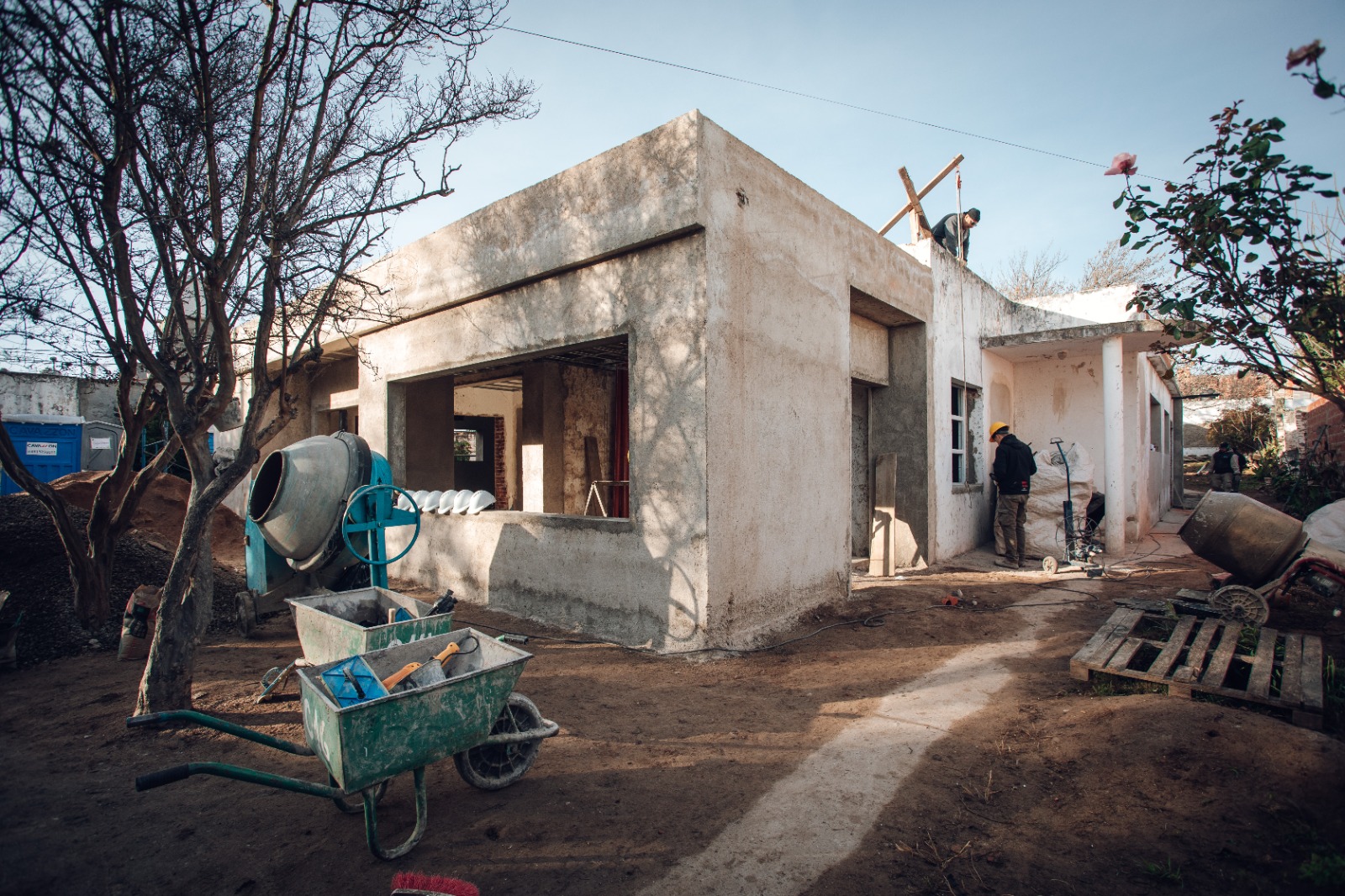 Passerini visitó las obras del Hospital Veterinario Municipal