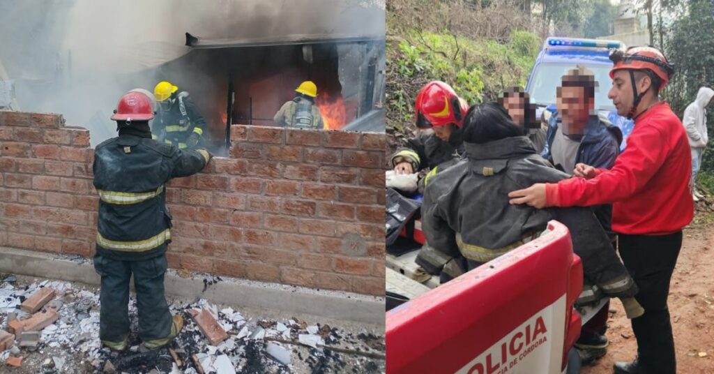 Incendio en Unquillo: una mujer fue hospitalizada por inhalación de humo tras perder su vivienda Incendio en Unquillo: una mujer fue hospitalizada por inhalación de humo tras perder su vivienda