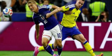 Japón igualó con Suecia en un partido entretenido y ahora jugará contra Brasil