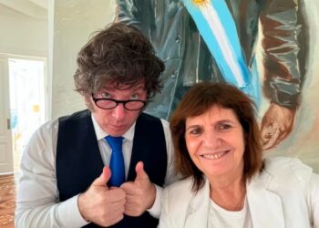 Javier Milei y Patricia Bullrich.