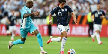 La Albiceleste ganó 2 a 0.