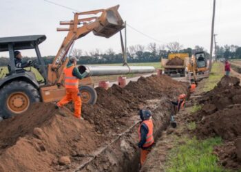 La Municipalidad instala casi 4.000 metros de cañerías de agua en el sector sur cañerías