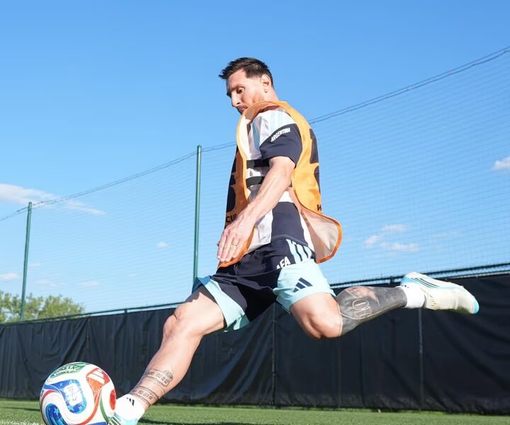 Todo listo para el debut argentino: la agenda de partidos de este martes Leo Messi en los entrenamientos.