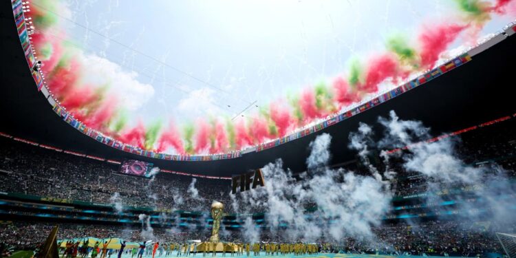 El mítico Estadio Azteca se viste de fiesta para albergar el primer encuentro del Mundial.