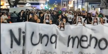 Movilización Ni Una Menos en Villa María.