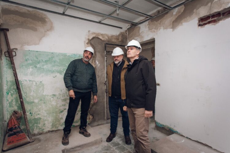 Las obras en barrio San Vicente llevan un avance del 75 por ciento.