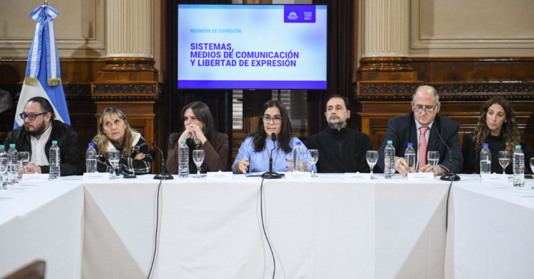 Presentaron en el Senado el proyecto para crear un nuevo Estatuto del Periodista Profesional Presentación del Proyecto de Ley del Nuevo Estatuto del Periodista. Foto: Prensa Senado.