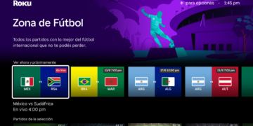Zona Fútbol, la otra gran novedad de Roku.