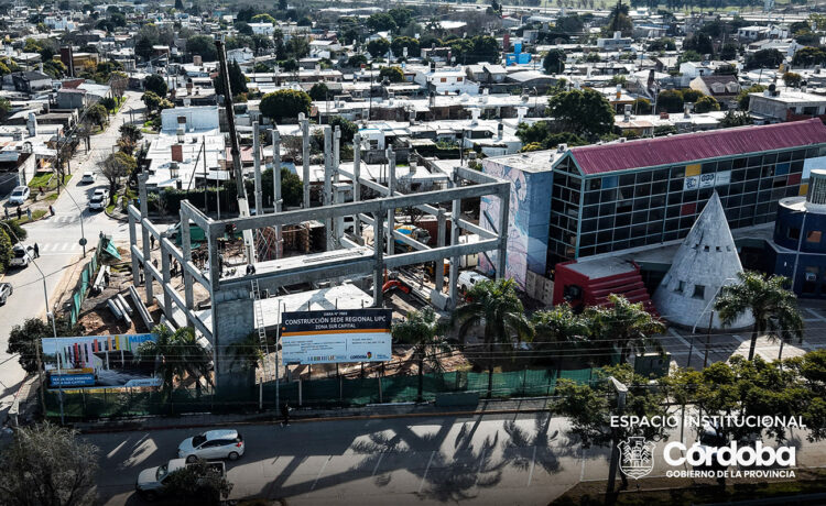 Universidad Provincial: El gobernador Martín Llaryora supervisó las obras en Villa El Libertador La próxima sede de la UPC en el sur de la ciudad.