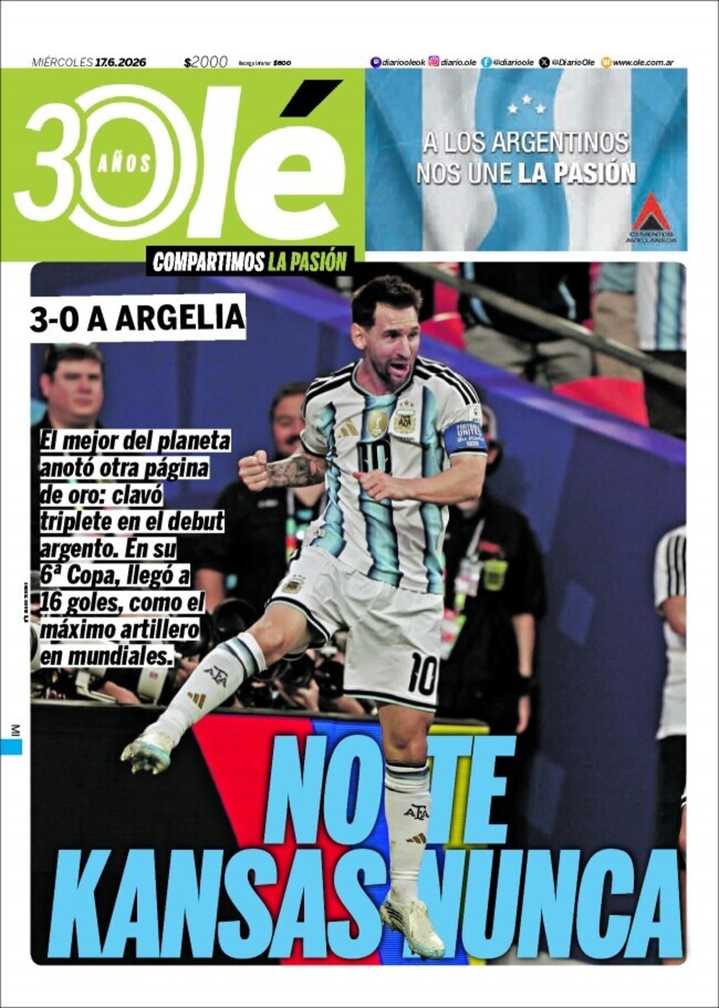 Messi hizo delirar al mundo: los medios internacionales se rindieron ante el astro argentino Messi hizo delirar al mundo: los medios internacionales se rindieron ante el astro argentino