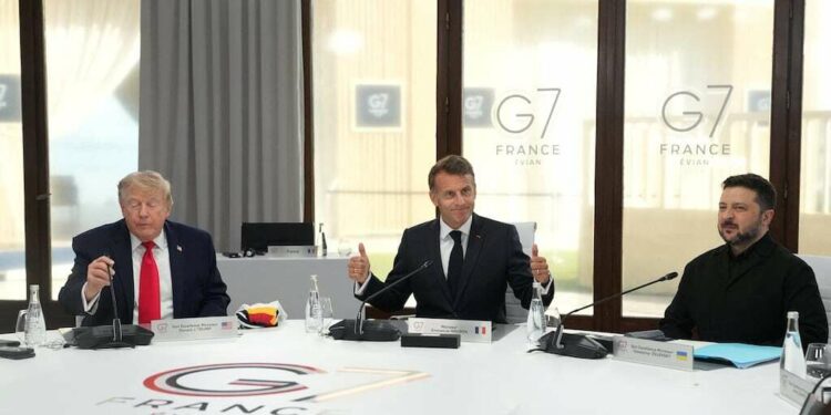 Trump amenaza con reimponer sanciones al petróleo ruso La guerra en Ucrania fue uno de los ejes centrales de la cumbre del G7.