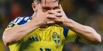 Suecia goleó a Túnez en su debut y quedó como líder del Grupo F Viktor Gyökeres, una de las grandes estrellas de Suecia.