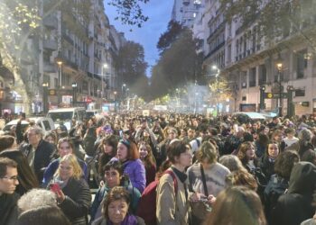 La marcha por Ni Una Menos frente al Congreso fue multitudinaria