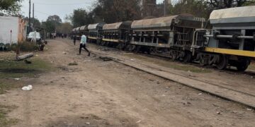 Descarriló un tren de carga y un niño terminó herido