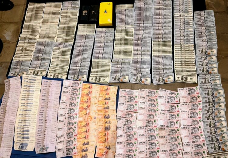 Detuvieron a un hombre con cocaína y más de 74 mil dólares durante un control Un control de Policía Caminera en la Ruta Nacional 60 terminó con la detención de un hombre de 40 años y el secuestro de cocaína, más de 74.000 dólares y una suma millonaria en pesos.