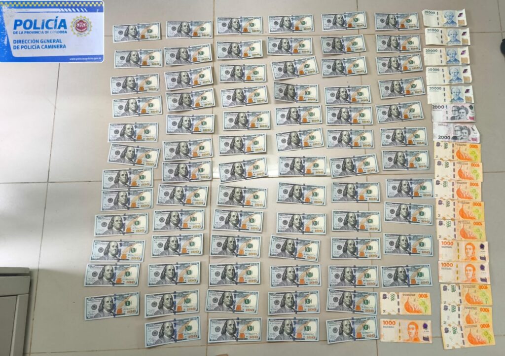 El operativo se realizó sobre la ruta nacional 36, a la altura del peaje Piedras Moras.