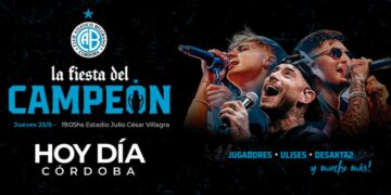 Fiesta del Campeón: ganá entradas para el festejo de Belgrano Belgrano convoca a todo el pueblo celeste a vivir un evento espectacular para celebrar el histórico título de la Liga Profesional.